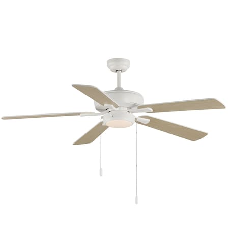 Maxim Lighting 52'' Super-Max Fan w/ LED Light Kit - White, Matte White 88937MW